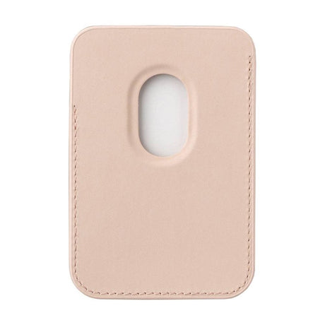 Puro Mag Wallet Kunst Skinn Kortholder for Mobil - MagSafe Kompatibel - Rosa