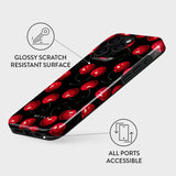 Burga iPhone 15 Pro Tough Fashion Deksel - Cherrybomb