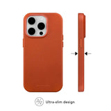 dbramante1928 iPhone 16e / 15 / 14 / 13 Roskilde Deksel - 100 % Ekte Skinn - MagSafe-Kompatibel - Tan