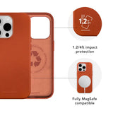 dbramante1928 iPhone 16e / 15 / 14 / 13 Roskilde Deksel - 100 % Ekte Skinn - MagSafe-Kompatibel - Tan