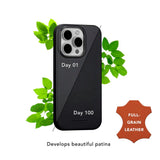 dbramante1928 iPhone 15 Pro Roskilde Deksel - 100 % Ekte Skinn - MagSafe-Kompatibel - Black