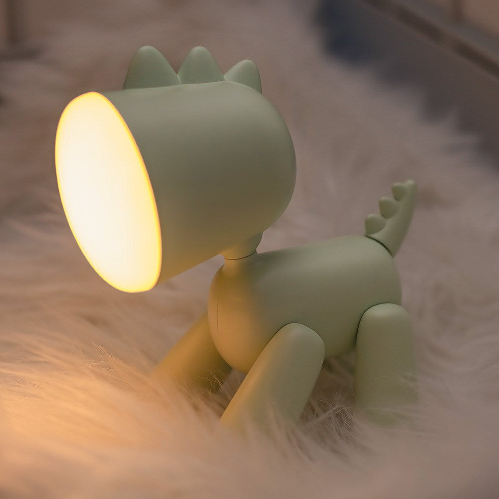 Forever Light Silikon Nattlampe LED - Dinosaur