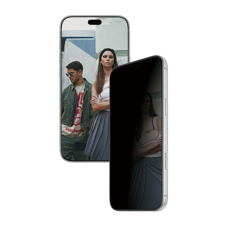 iPhone 18 Pro Max SAFE by PanzerGlass Ultra-Wide Fit Skjermbeskyttelsesglass med EasyAligner - Privacy - Gjennomsiktig