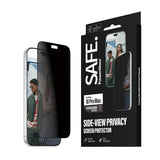 iPhone 18 Pro Max SAFE by PanzerGlass Ultra-Wide Fit Skjermbeskyttelsesglass med EasyAligner - Privacy - Gjennomsiktig