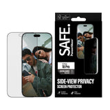 iPhone 18 Pro / 17 Pro SAFE by PanzerGlass Ultra-Wide Fit Skjermbeskyttelsesglass med EasyAligner - Privacy - Gjennomsiktig