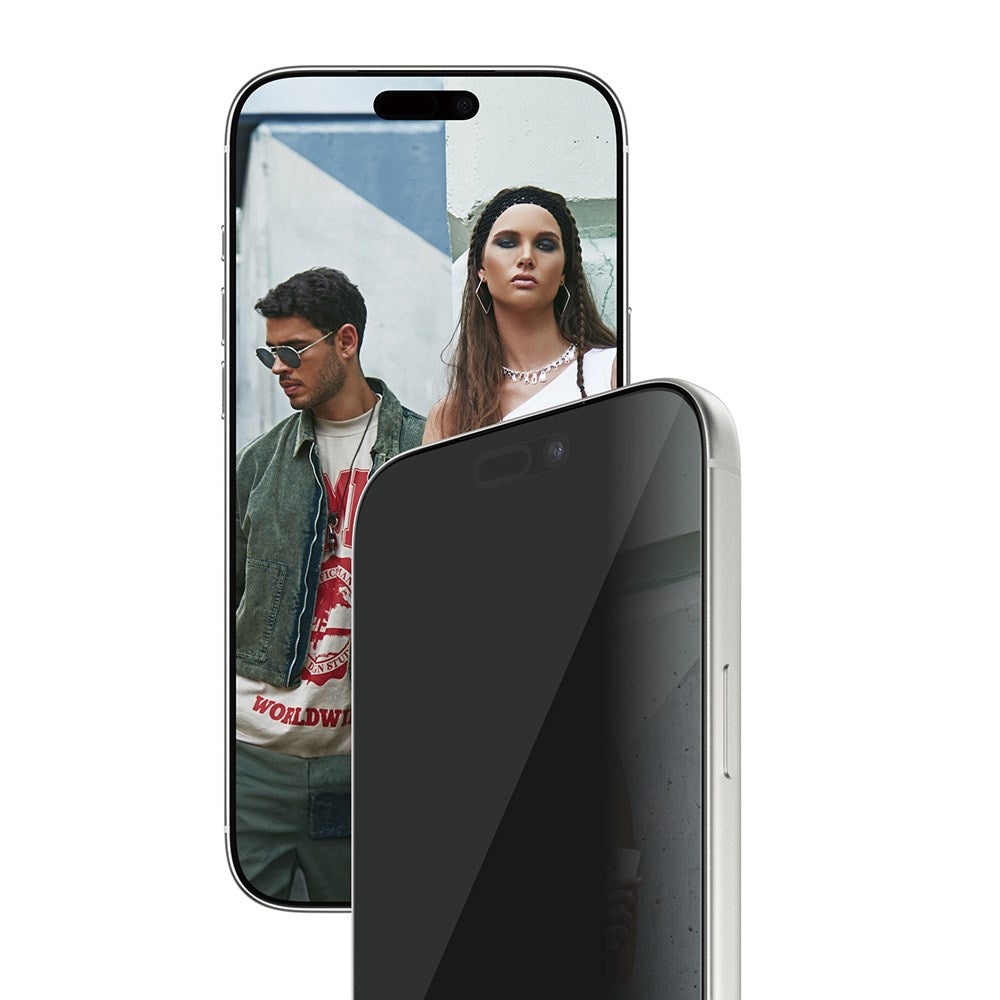 SAFE by PanzerGlass iPhone 17 Pro Max Ultra-Wide Fit Skjermbeskyttelsesglass - Privacy Funksjon - Gjennomsiktig