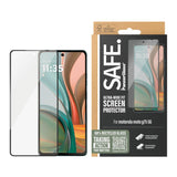 SAFE by PanzerGlass Ultra-Wide Fit Skjermbeskyttelsesglass - Motorola Moto G75 (5G) - Gjennomsiktig / Svart Kant