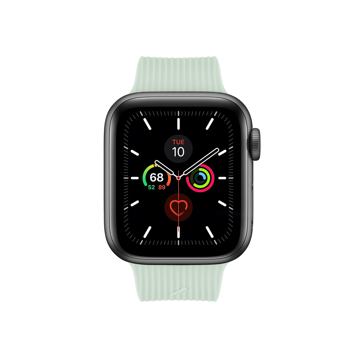 Apple Watch (38/40/SE/41/42mm) Native Union Curve Strap Silikonstropp - Grønn