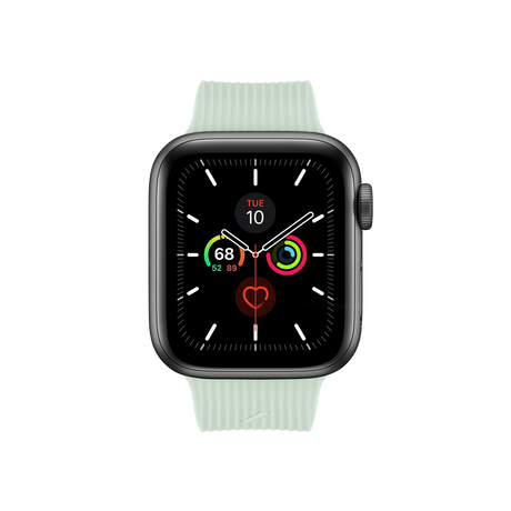 Apple Watch (38/40/SE/41/42mm) Native Union Curve Strap Silikonstropp - Grønn