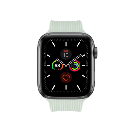 Apple Watch (42/44/SE/45/46/49mm) Native Union Curve Strap Silikonstropp - Grønn