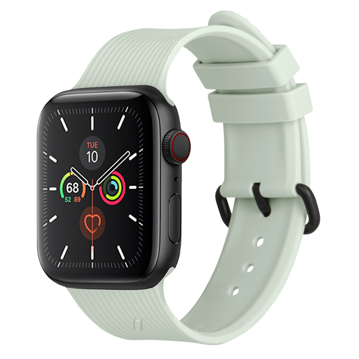 Apple Watch (42/44/SE/45/46/49mm) Native Union Curve Strap Silikonstropp - Grønn