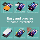 SAFE by PanzerGlass iPhone 16e / 14 / 13 / 13 Pro Ultra-Wide Fit Skjermbeskyttelsesglass - Privacy Funksjon - Gjennomsiktig