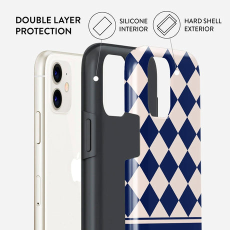 Burga iPhone 11 Tough Fashion Deksel - Check & Mate