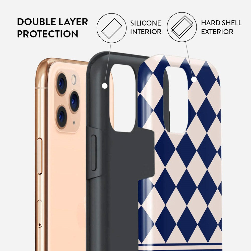 Burga iPhone 11 Pro Tough Fashion Deksel - Check & Mate