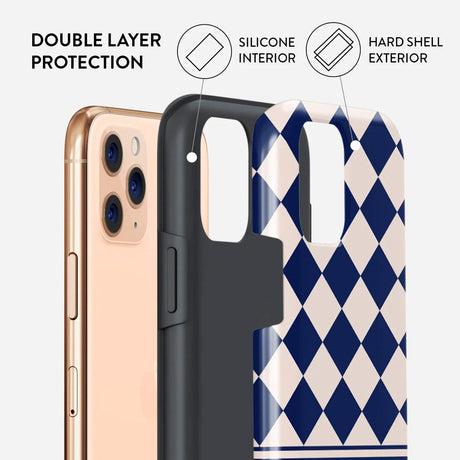 Burga iPhone 11 Pro Tough Fashion Deksel - Check & Mate