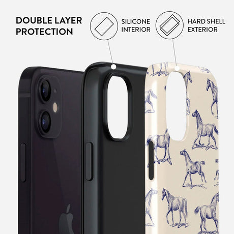 Burga iPhone 12 / 12 Pro Tough Fashion Deksel - Derby Race