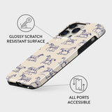 Burga iPhone 13 Pro Tough Fashion Deksel - Derby Race