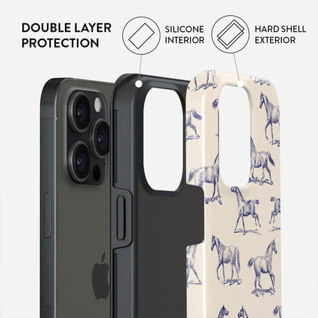 Burga iPhone 15 Pro Tough Fashion Deksel - Derby Race