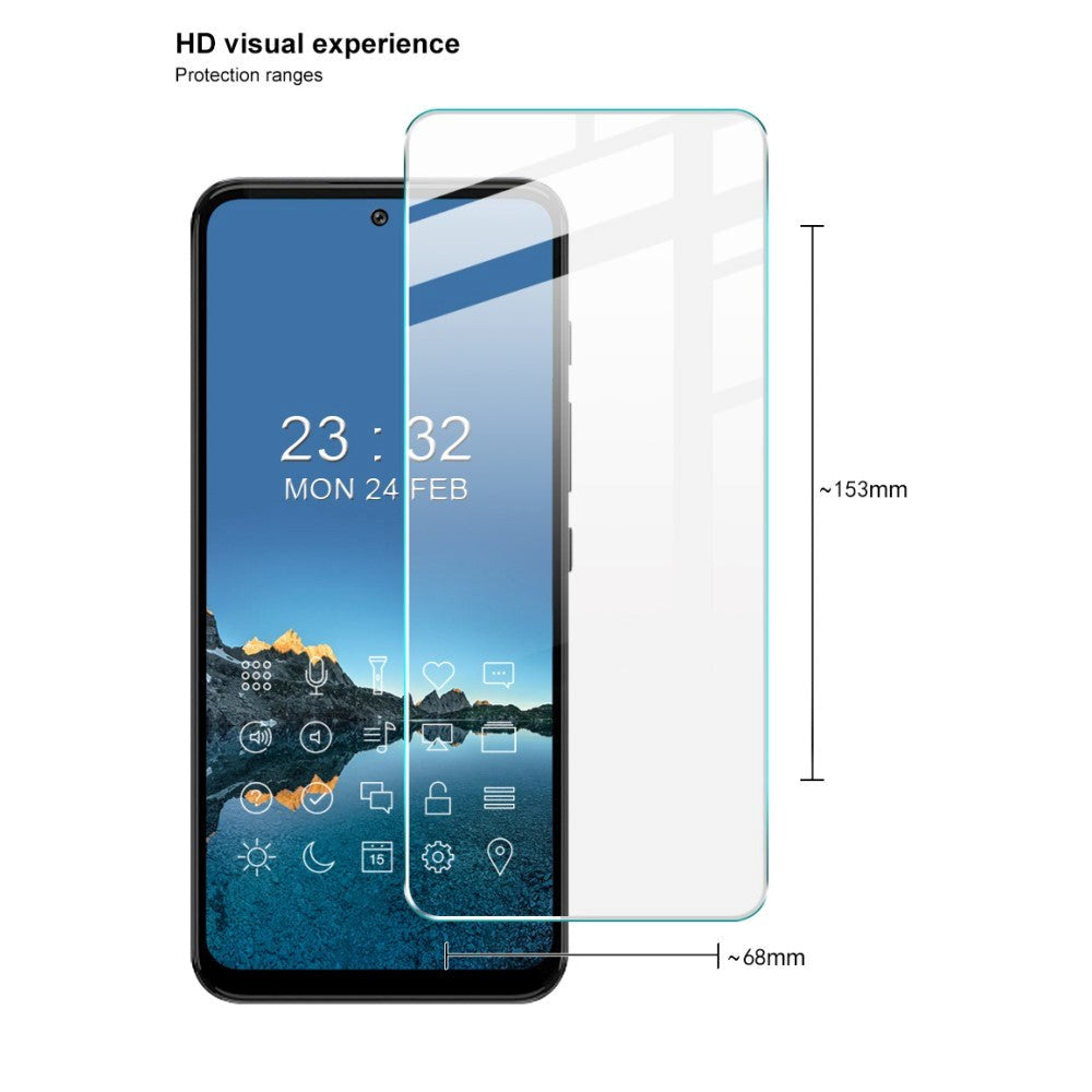 Motorola Moto G71 / G41 / G31 IMAK Skjermbeskytter - Case Friendly - Gjennomsiktig