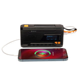 Denver Nødradio med DAB+ / FM-Radio - Bluetooth - Lommelykt - Svart
