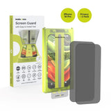 iPhone 18 Pro Mobile Origin Screen Guard Privacy Skjermbeskytterglass med Easy Applicator - 2 Stk. - Gjennomsiktig