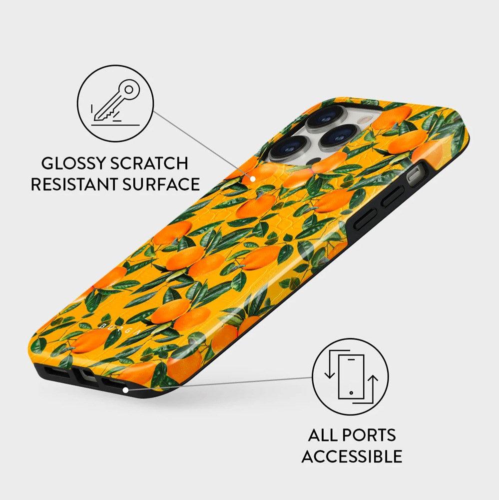 Burga iPhone 11 Tough Fashion Deksel - Orange Lemonade