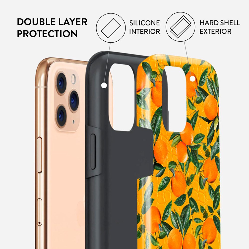 Burga iPhone 11 Pro Tough Fashion Deksel - Orange Lemonade