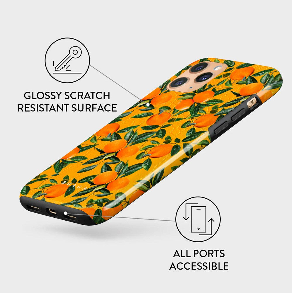 Burga iPhone 11 Pro Tough Fashion Deksel - Orange Lemonade