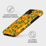 Burga iPhone 13 Tough Fashion Deksel - Orange Lemonade