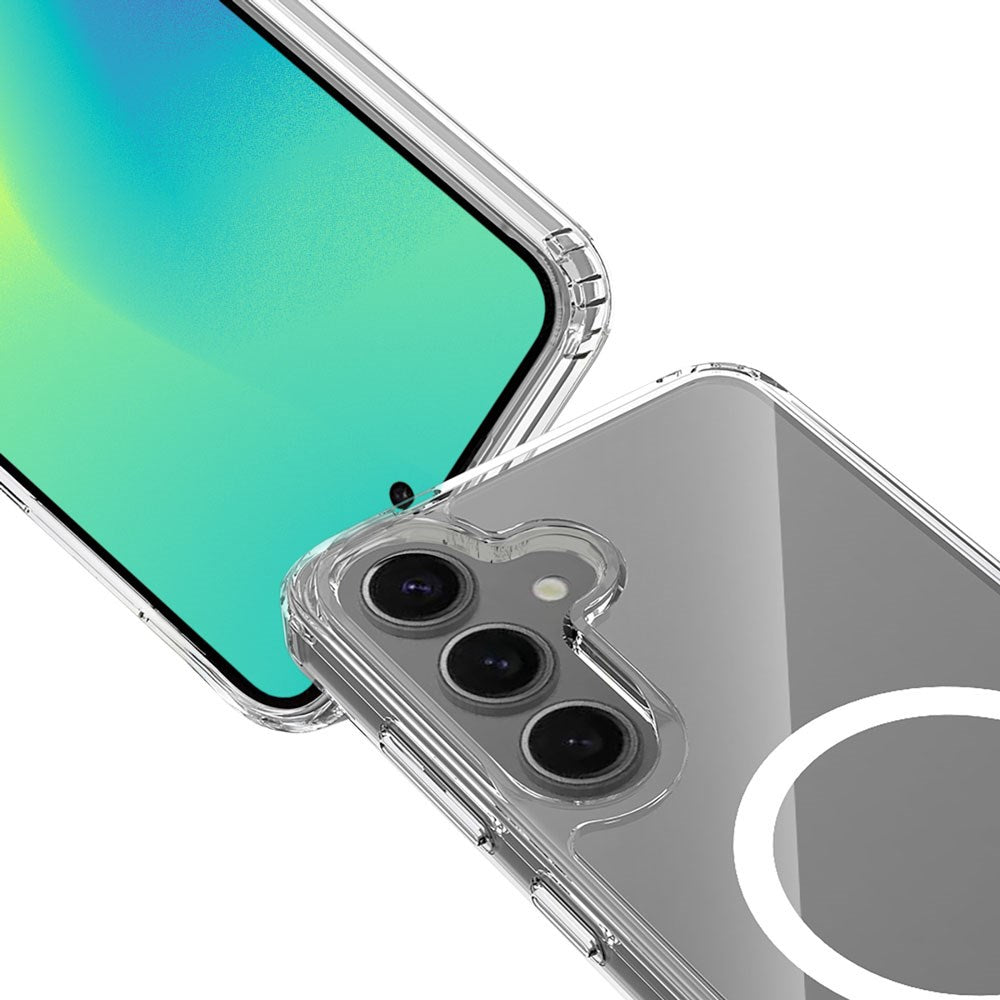 Samsung Galaxy S26 Spello Mag+ Clear Deksel - MagSafe Kompatibel - Gennemsigtig