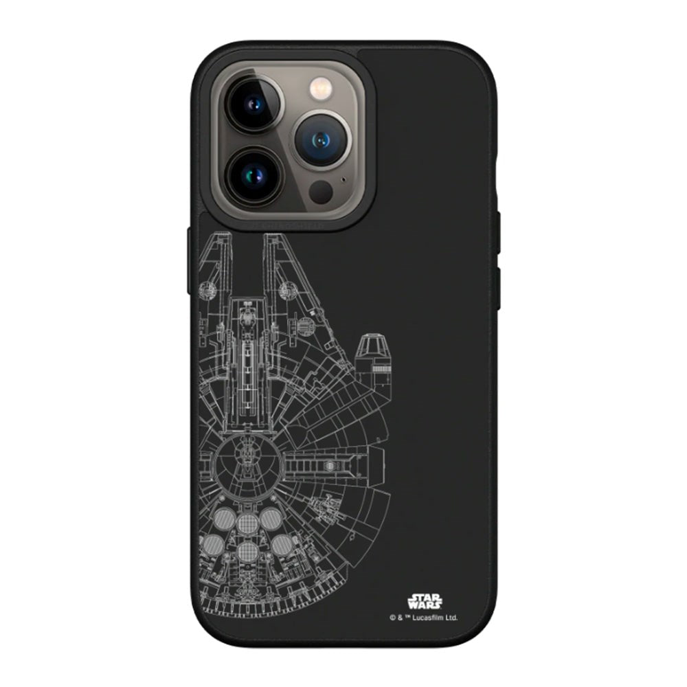 iPhone 13 Pro RhinoShield SolidSuit Håndverker Deksel med Star Wars - Millennium Falcon (DEMO)