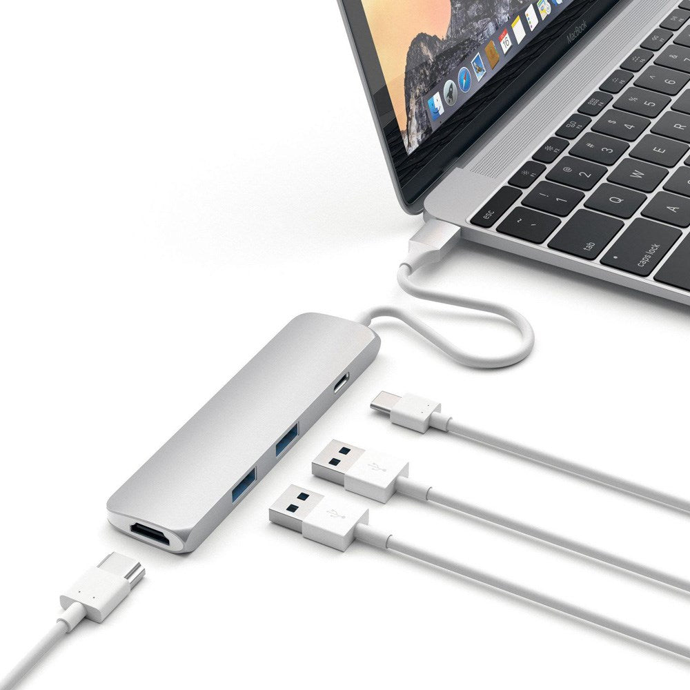 Satechi USB-C 4K HDMI Multiport Adapter - Sølv