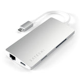 Satechi USB-C 4K HDMI Multiport Adapter Gigabit Ethernet V2 - Sølv