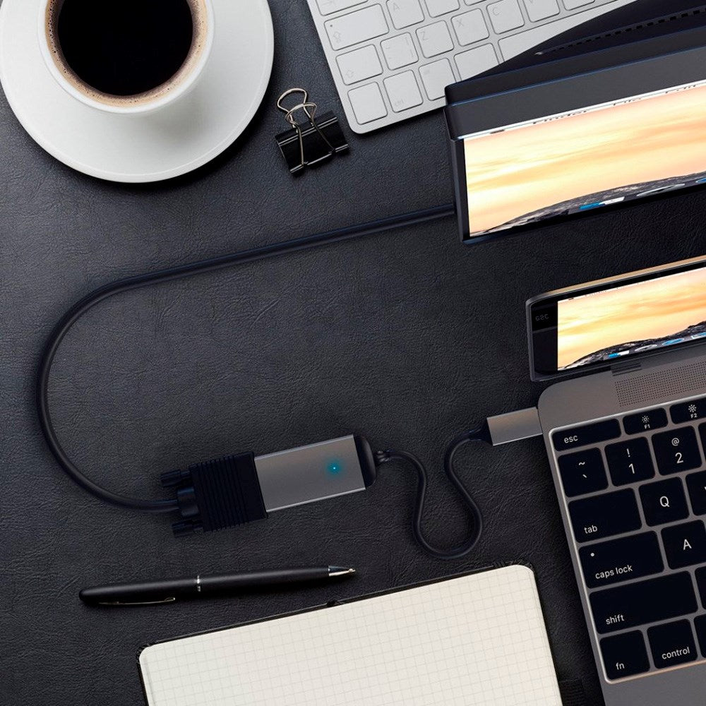 Satechi USB-C til VGA adapter - Space Grey