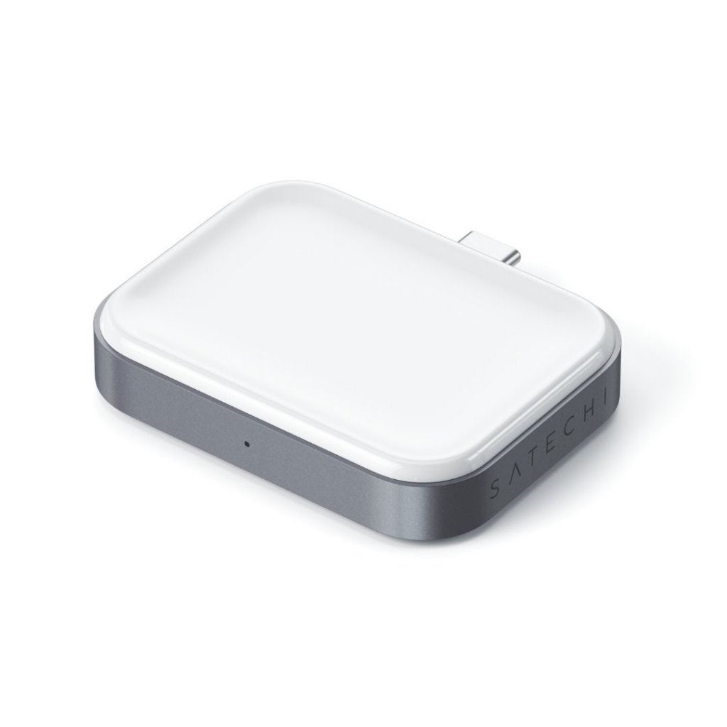 Satechi 5W Wireless Charging Dock Trådløs Lader Til Apple AirPods / AirPods Pro Lader - Hvit