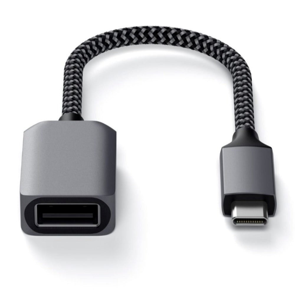 Satechi USB-C til USB-A 3.0 Adapter Space Grey