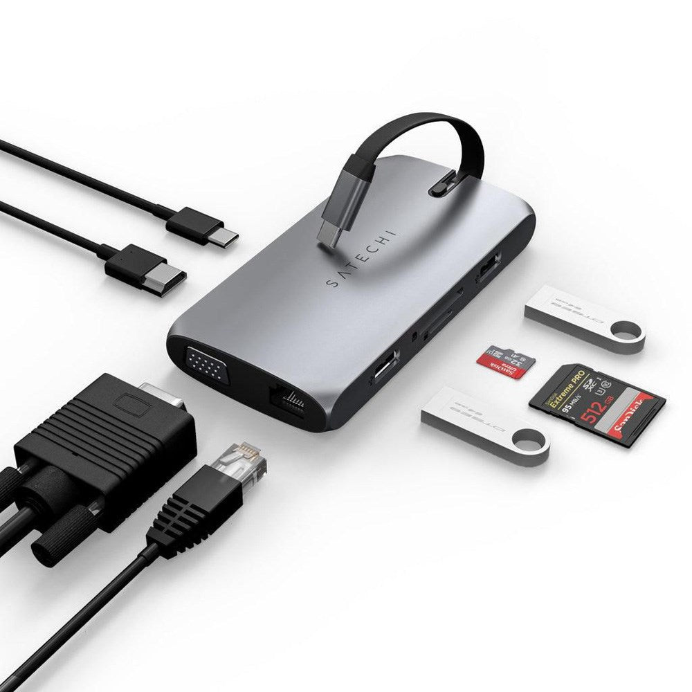 Satechi USB-C MultiPort Adapter - Sølv