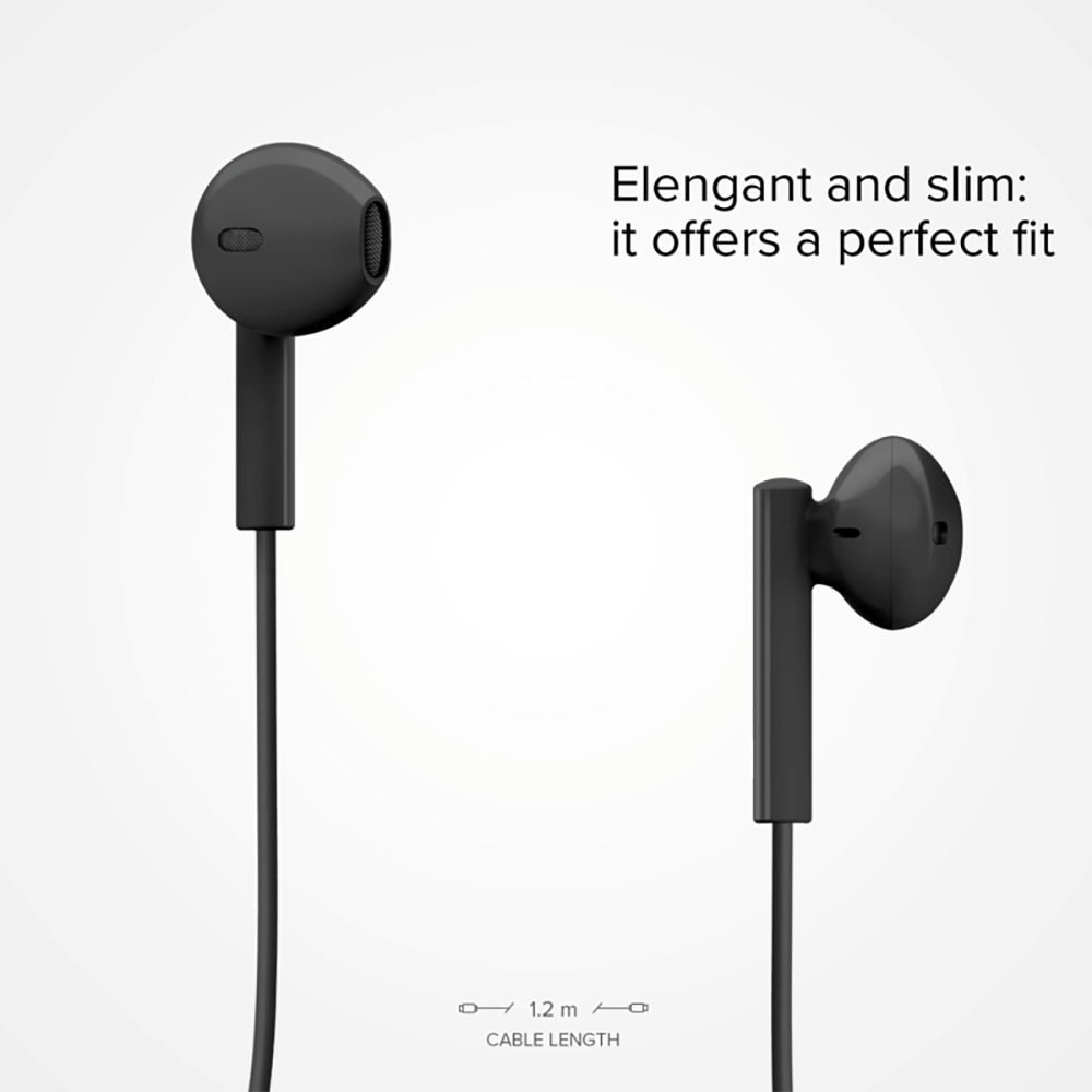 SBS Studio Mix 65 Hodetelefon In-Ear m. USB-C & Mikrofon - Svart