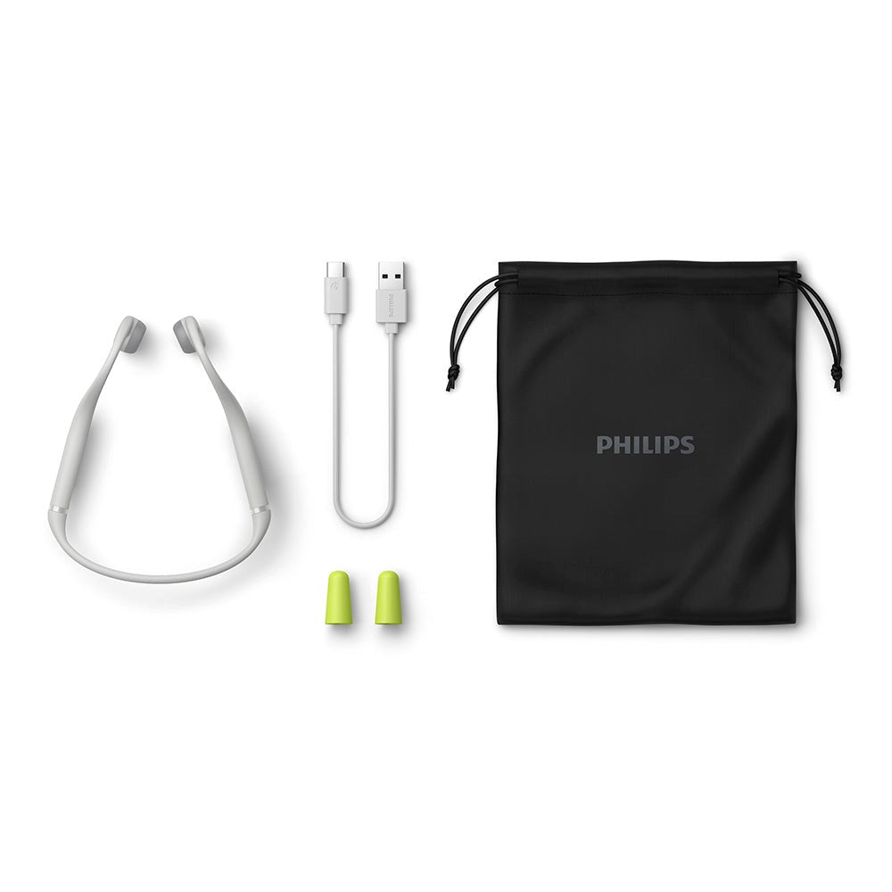 Philips Series 4000 Bluetooth Headset Open-Ear for Barn med Lydbegrenser - Hvit