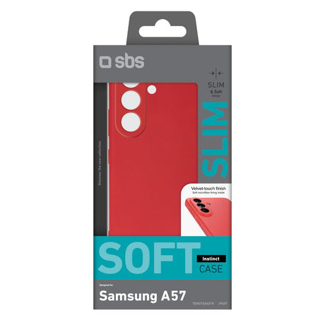 Samsung Galaxy A57 SBS Instinct Plast Deksel - Rød