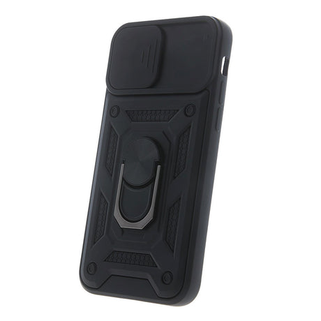 iPhone 12 / 12 Pro Defender Bakdeksel med Magnetisk Kickstand Og Cam Slider - Svart