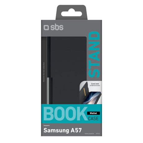 Samsung Galaxy A57 SBS Wallet Smooth Flip Deksel - Svart