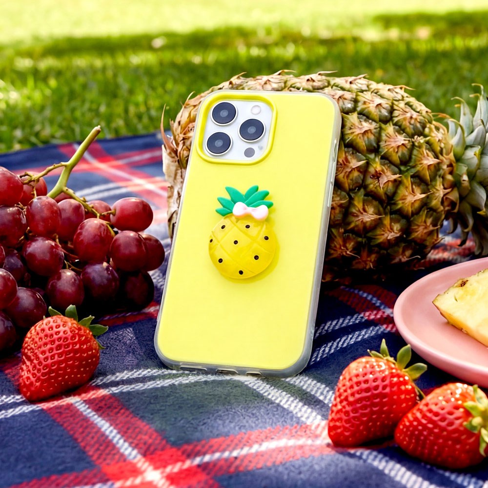 iPhone 17 TFO 3D Frukt Deksel – Ananas