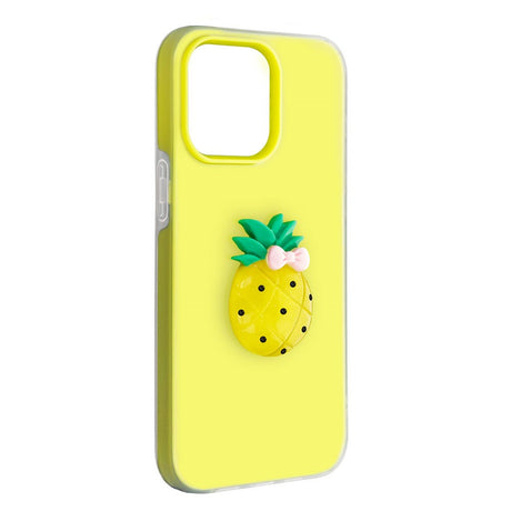 iPhone 12 / 12 Pro TFO 3D Frukt Deksel – Ananas