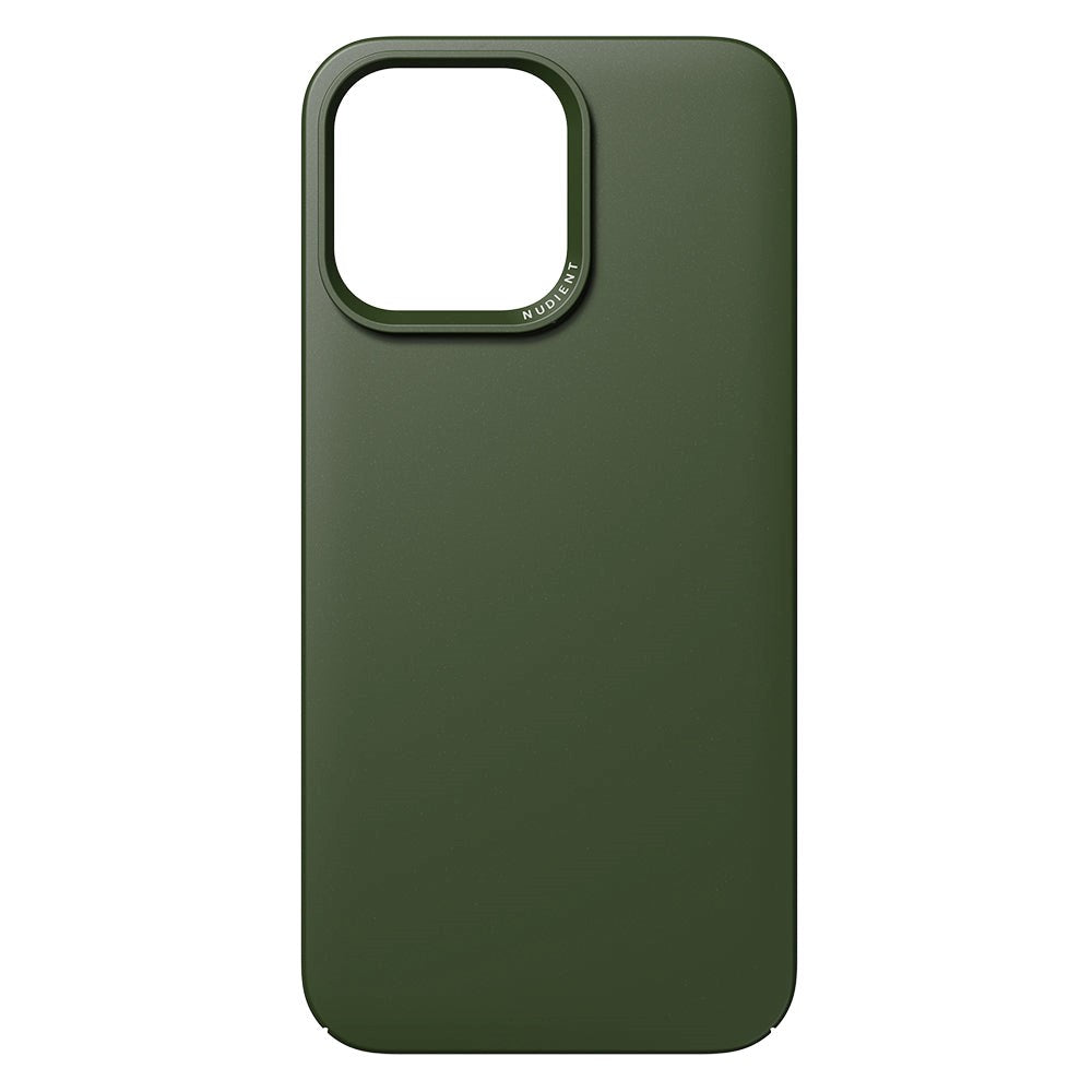 Nudient Thin Case iPhone 14 Pro Max Deksel - MagSafe Kompatibel - Pine Green