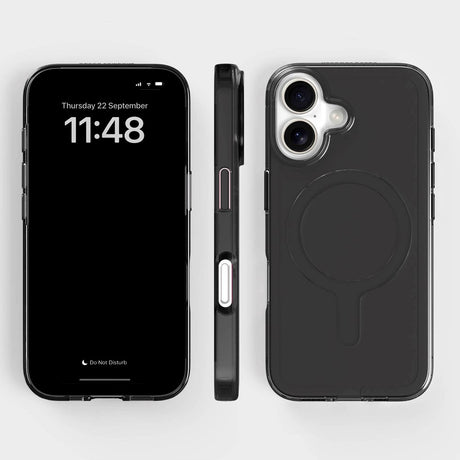 agood company iPhone 16 CLRPRTCT  100% Resirkulert Plast Deksel - Transparent / Tinted Black