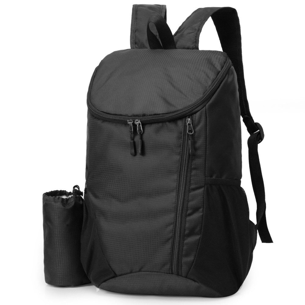 Vannavstøtende 20L Nylon Ryggsekk (42 x 28cm) - Svart