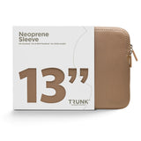 Trunk Neoprene Sleeve for MacBook 13" (30.5 x 21.5 x 1.5 cm) - Warm Taupe