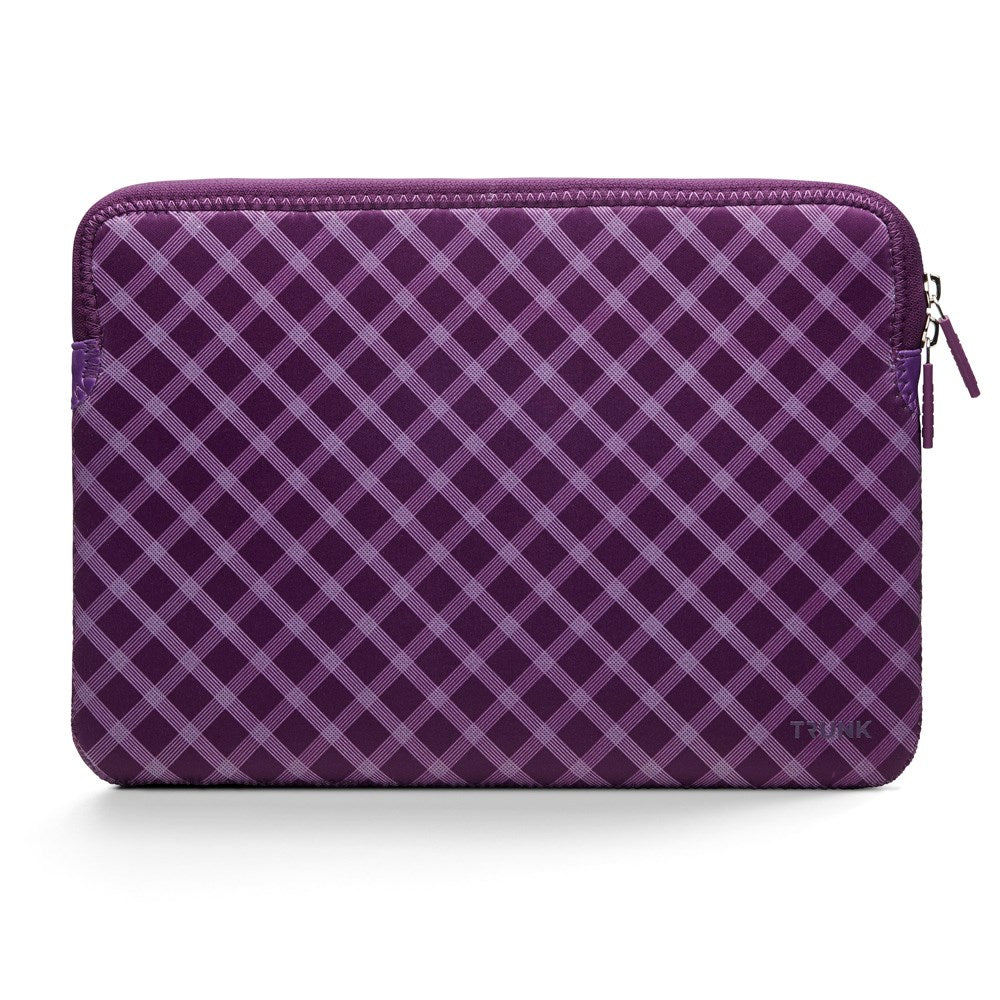 Trunk Neoprene Sleeve for MacBook 13" (30.5 x 21.5 x 1.5 cm) - Medium Purple Tartan