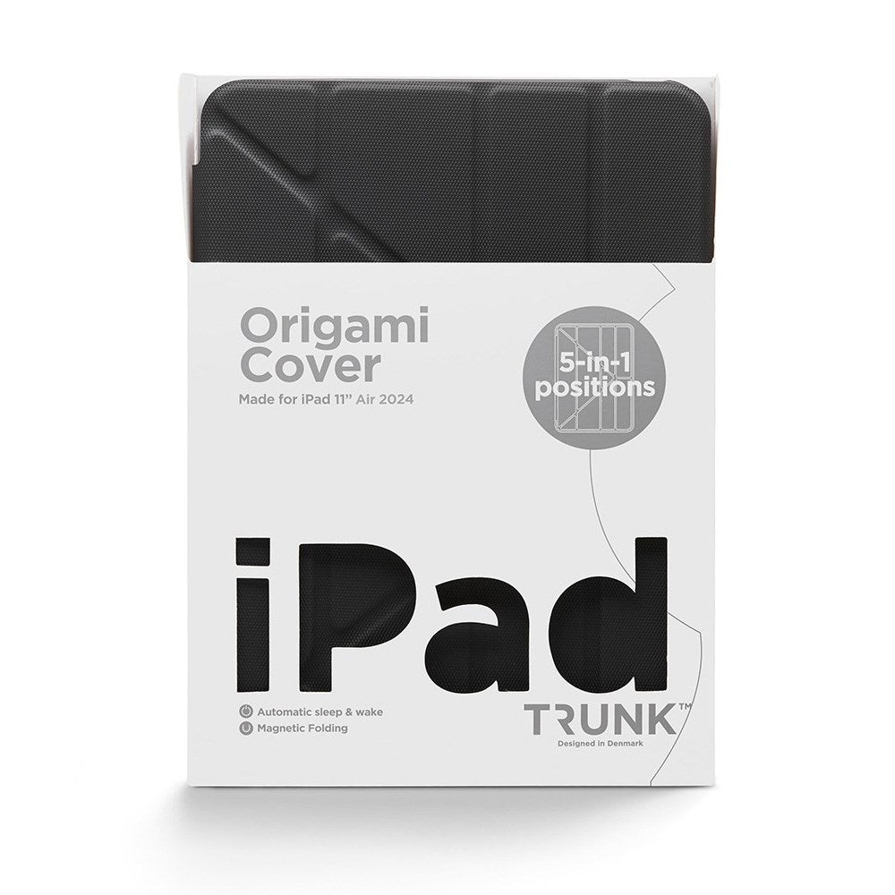 Trunk iPad Air 11" (2025 / 2024) Origami Flip Deksel - Black